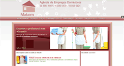 Desktop Screenshot of agenciamakom.com.br