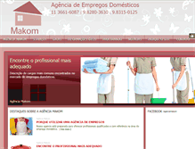 Tablet Screenshot of agenciamakom.com.br